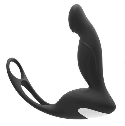 Prostate Massager with Ball Stretch&Cockring