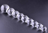 Clear Glass Anal Beads