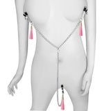 Nipple Clit Tassel Clamp With Chain