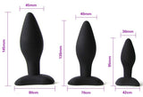 Taper Shaped Butt Plug in 3 Sizes